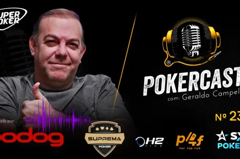 Geraldo Campelo é o convidado do episódio 234 do Pokercast