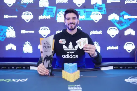 Felipe Pragana conquista o título do High Roller no NPS Pixbet Natal