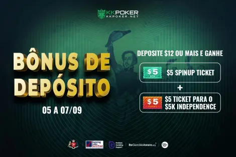 Torneio especial e bônus de depósito: feriado será animado no KKPoker