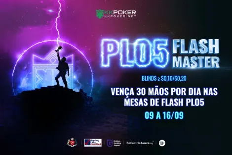 Flash PLO5 ganha missões diárias que prometem agitar as mesas do KKPoker