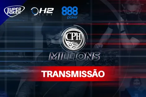 CPH Millions terá Main Event transmitido ao vivo pelo SuperPoker