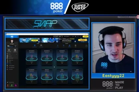 Nick Eastwood ensina como jogar SNAP Poker no 888poker e dá dicas