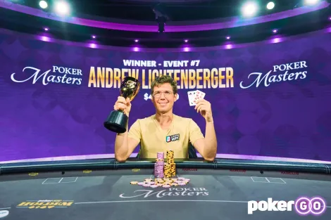 Andrew Lichtenberger crava Evento #7 do Poker Masters e fatura US$ 465 mil