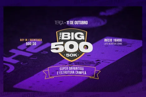 Ele voltou! The Big 500 acontecerá terça com satélite às 18h no H2 Curitiba