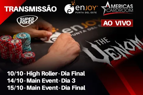 Enjoy Poker Tour terá transmissões ao vivo do SuperPoker a partir de hoje