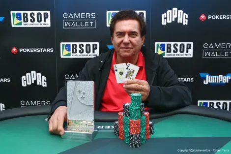 Antônio Santichio é campeão do NLH Turbo KO do BSOP Gramado