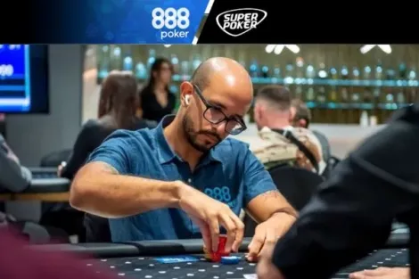 Você pagaria? Alexandre Mantovani faz overbet no Play With Friends do 888poker