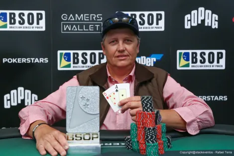 Mauro Steffen fatura o Big Pot Freezeout KO do BSOP Gramado