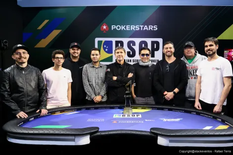 Francisco Neto lidera mesa final do Main Event do BSOP Gramado