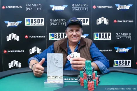 Mauro Steffen crava Pot-Limit Omaha do BSOP Gramado e conquista bicampeonato