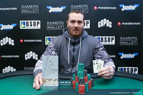 André Juhasz crava 6-handed Turbo KO do BSOP Gramado em all in triplo na mão final