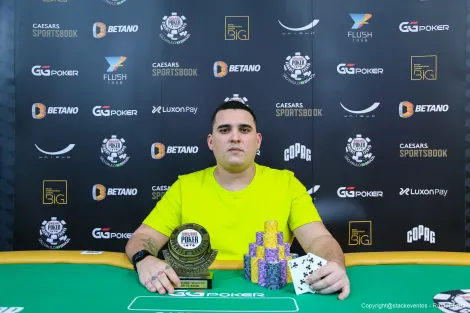 Marcos Lima domina FT de ponta a ponta e crava NLH Turbo da WSOP Brazil