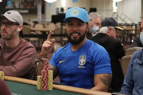 Rafael Reis está na FT do Main Event da WSOP Circuit Isle Casino, na Flórida