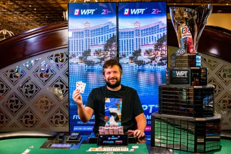 Chad Eveslage conquista Main Event do WPT Five Diamond e leva mais de US$ 1 milhão