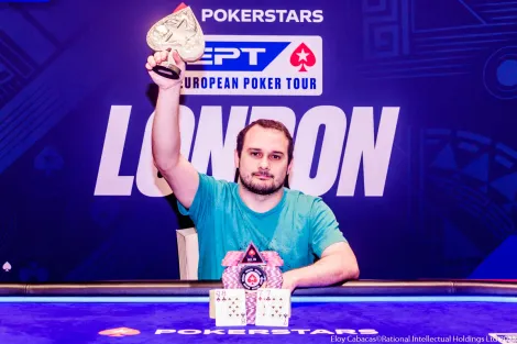 Gabriel Baleeiro é campeão do 8-Game do EPT Londres