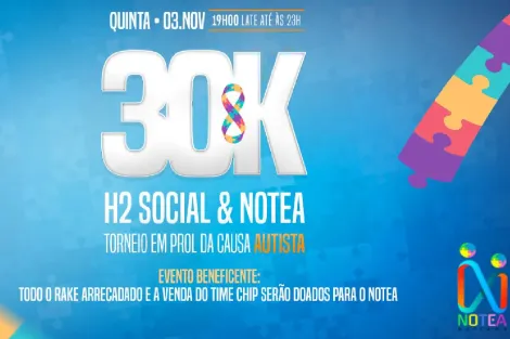 H2 Club SP promoverá torneio beneficente em prol de tratamento para autistas