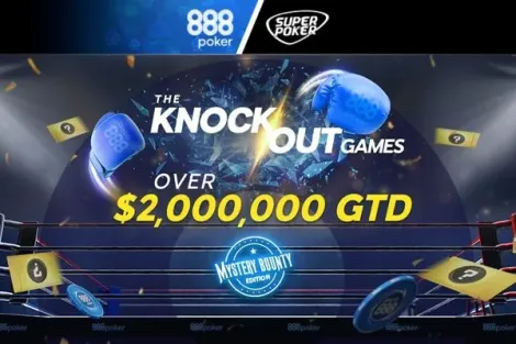 KO Games Edição Mystery Bounty terá US$ 2 milhões garantidos no 888poker