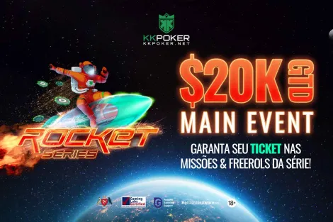 Main Event da Rocket Series pagará mais de R$ 100 mil nesta quinta no KKPoker