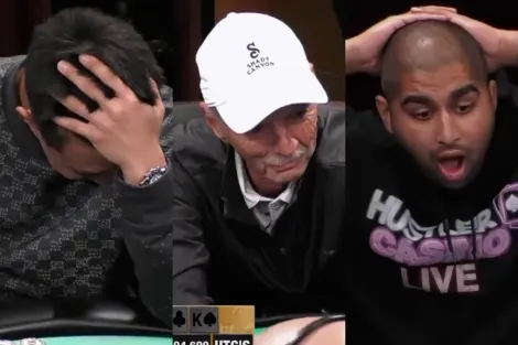 Jogador dá fold bizarro e leva showdown em pote de US$ 190 mil no Hustler Casino