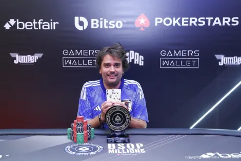 Ricardo Gonçalves supera estrelas e crava 1-Day High Roller KO do BSOP Millions