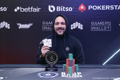 Thiago Torati bate Fábio Freitas no HU e crava Turbo Deepstack do BSOP Millions