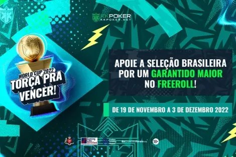 KKPoker anuncia promoção "Rumo ao Hexa", com freerolls durante a Copa do Mundo