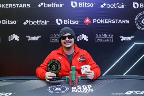 João Santos conquista o título do Daily 500 do BSOP Millions