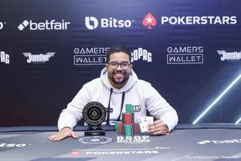 De 2 blinds ao título: Pedro Machado leva o Turbo KO do BSOP Millions