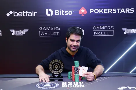 Rafael Saad fatura a vitória do Daily 500 do BSOP Millions: "Deu bom!"