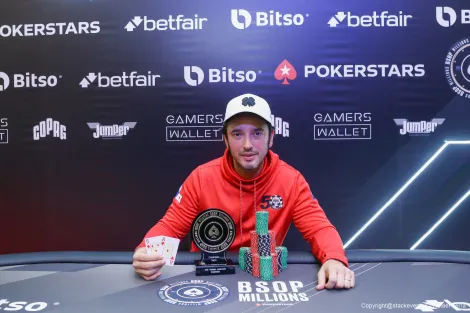 José Severino conquista o título do Turbo 300k do BSOP Millions