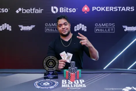 Paulo Costa conquista o título do Turbo KO do BSOP Millions