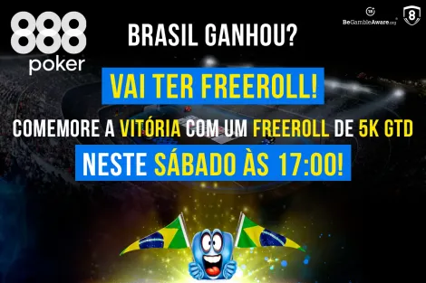 888poker realizará primeiro freeroll da Copa do Mundo neste sábado