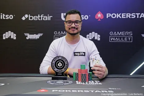 Kim de Sousa fatura o título do High Roller do BSOP Millions