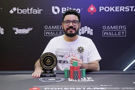 João Bauer conquista 10-Game Championship do BSOP Millions