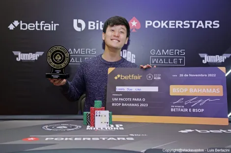 Lucas Choi crava Mega Freeroll Betfair do BSOP Millions e leva pacote