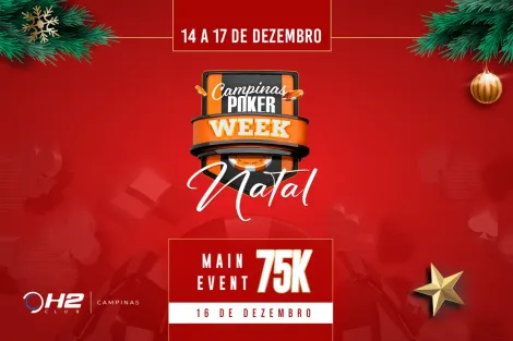 Vai começar a forra de Natal do CPW no H2 Club Campinas; confira