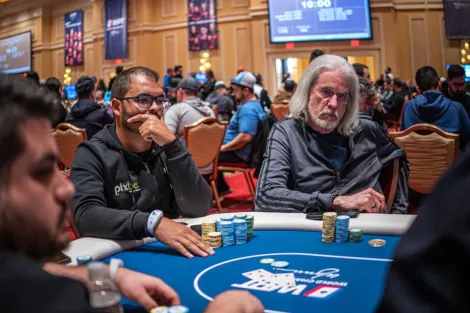 Aryan Ouriques passa chip leader no Dia 1B do Main Event do WPT World Championship