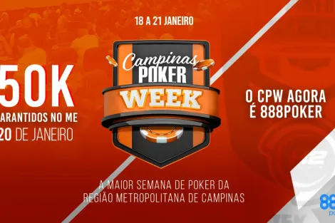 Primeiro CPW do ano terá excelentes garantidos e ranking do 888poker