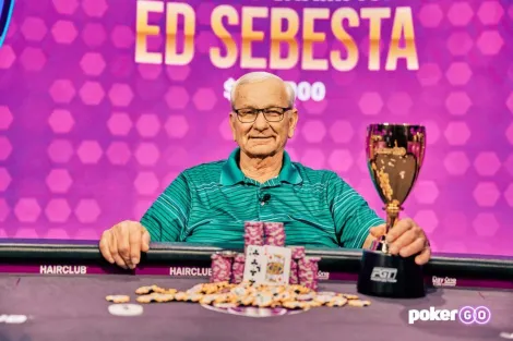 Ed Sebesta vence Evento #3 da PokerGO Cup e doa todo o prêmio; entenda