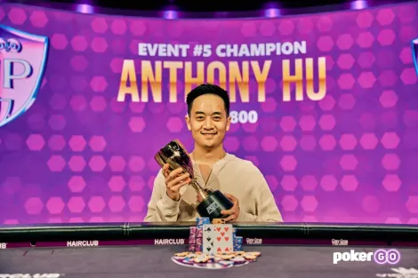 Anthony Hu supera Erik Seidel no HU e vence Evento #5 da PokerGO Cup