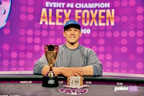 Alex Foxen crava Evento #6 da PokerGO Cup em "final apressado"