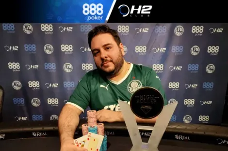 Rafael D’Auria conquista o título do High Roller do H2 Club São Paulo