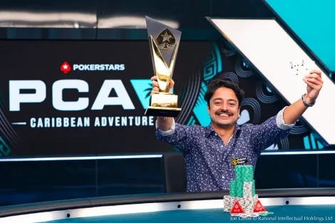 Michel Dattani é campeão do Main Event do PCA em show português