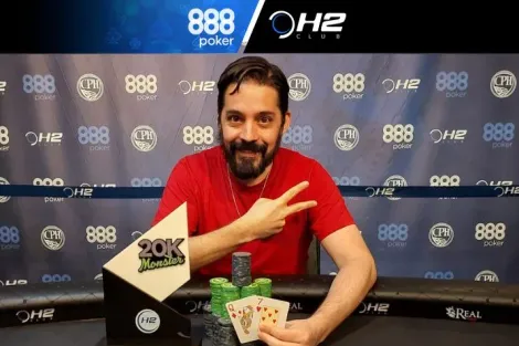 Pablo Chirico é campeão do 20K Monster do H2 Club