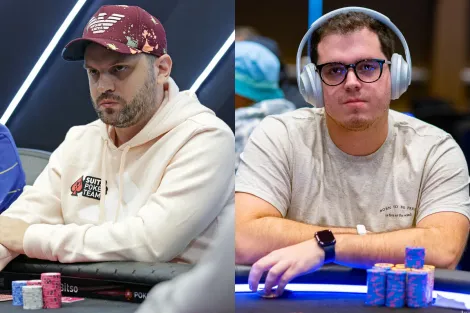 Saulo Sabioni e Brunno Botteon levam pacotes para o LAPT Rio em satélite no PokerStars