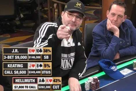 Medo? Phil Hellmuth folda AKo pré-flop e recebe muitas críticas; opine