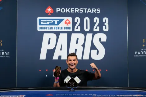 Gustavo Mastelotto vence Evento #1 do EPT Paris e leva seu maior prêmio live