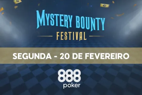 Segunda-feira promete ação intensa no Mystery Bounty Festival do 888poker