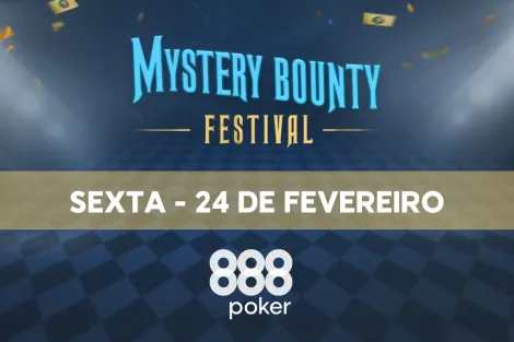 Dias 1 do US$ 150 mil GTD fazem sexta-feira do Mystery Bounty Festival no 888poker