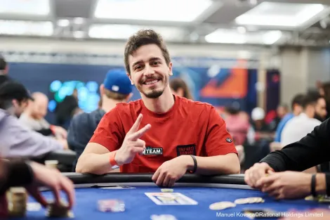 Felipe Ketzer flopa straight flush em cooler insano no EPT Paris